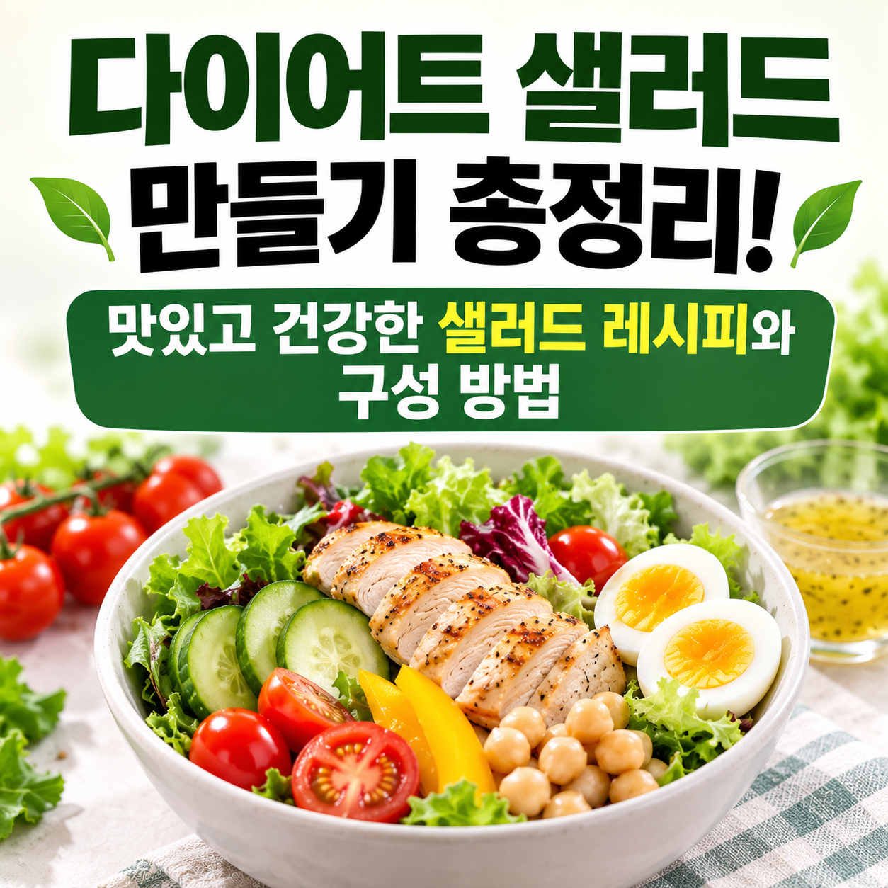 다이어트 샐러드 만들기
