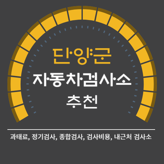 단양군 자동차 검사소 예약 BEST5 ❘ 검사비용 영업시간 토요일 준비물 총정리