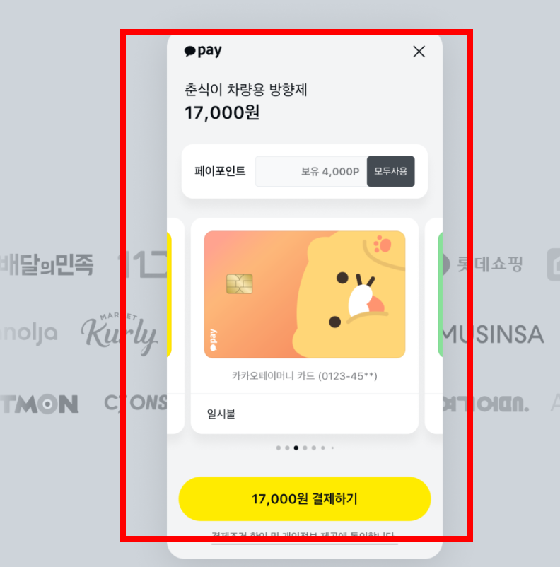 카카오페이 사용법 한방 정리