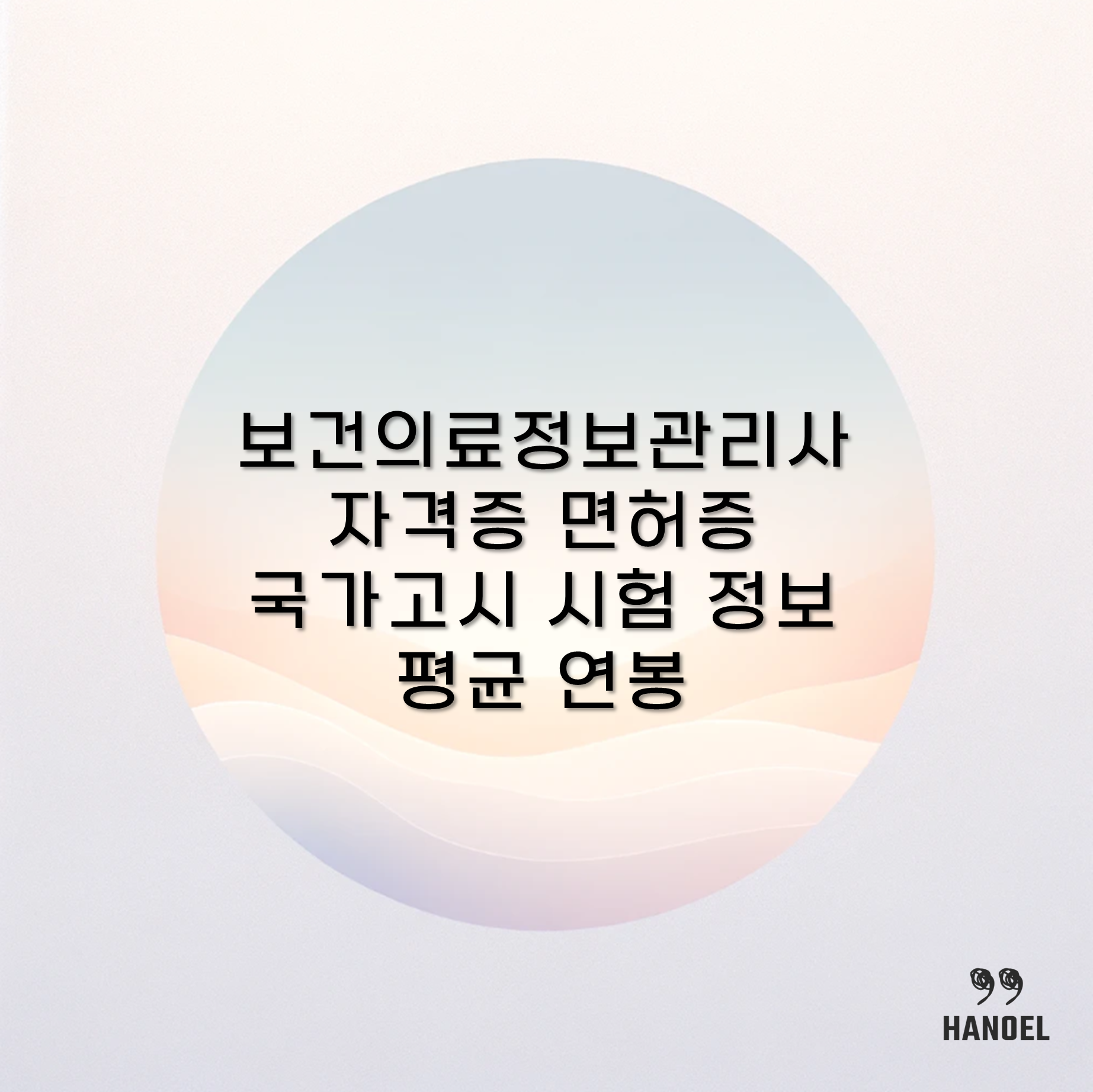 보건의료정보관리사 자격증 면허증 국가고시 시험 정보과 평균 연봉