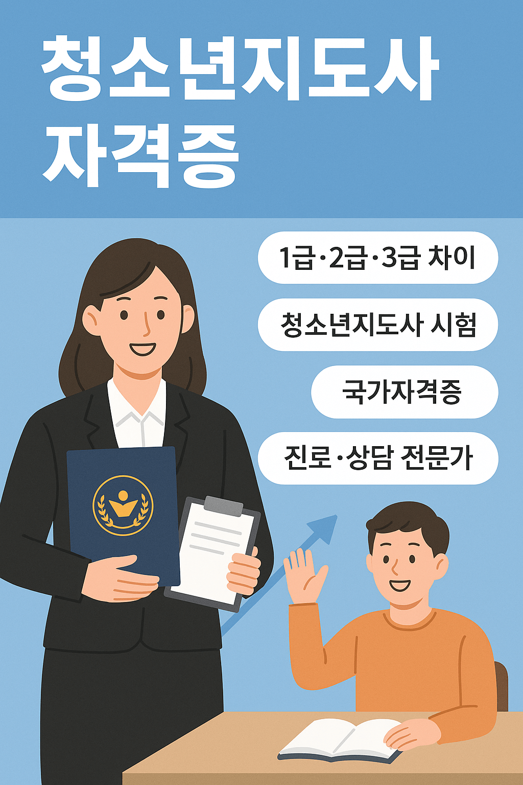 🎓 청소년지도사 자격증, 청소년 진로&middot;상담 전문가로 가는 길!