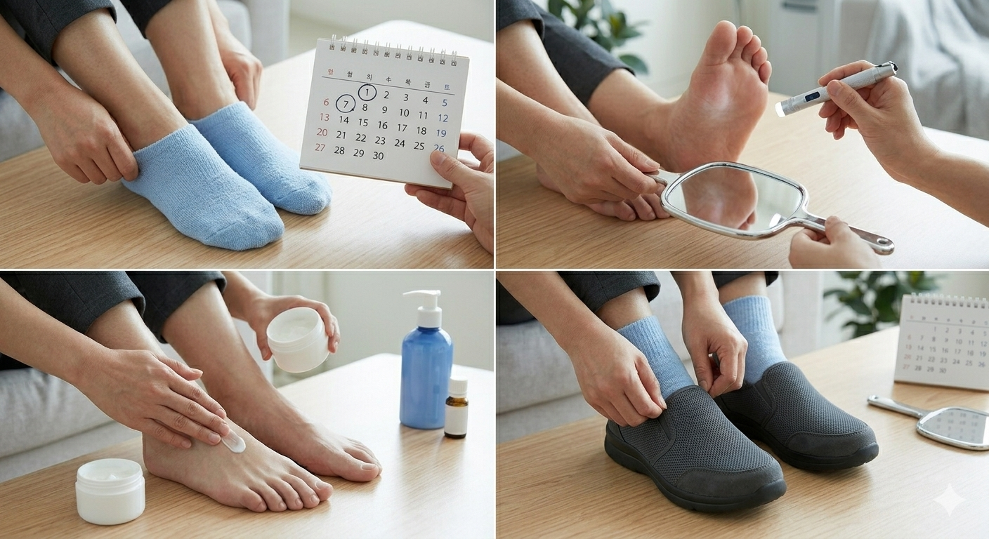 5 당뇨 신경병증과 발 관리 체크 diabetic-neuropathy-foot-care-check