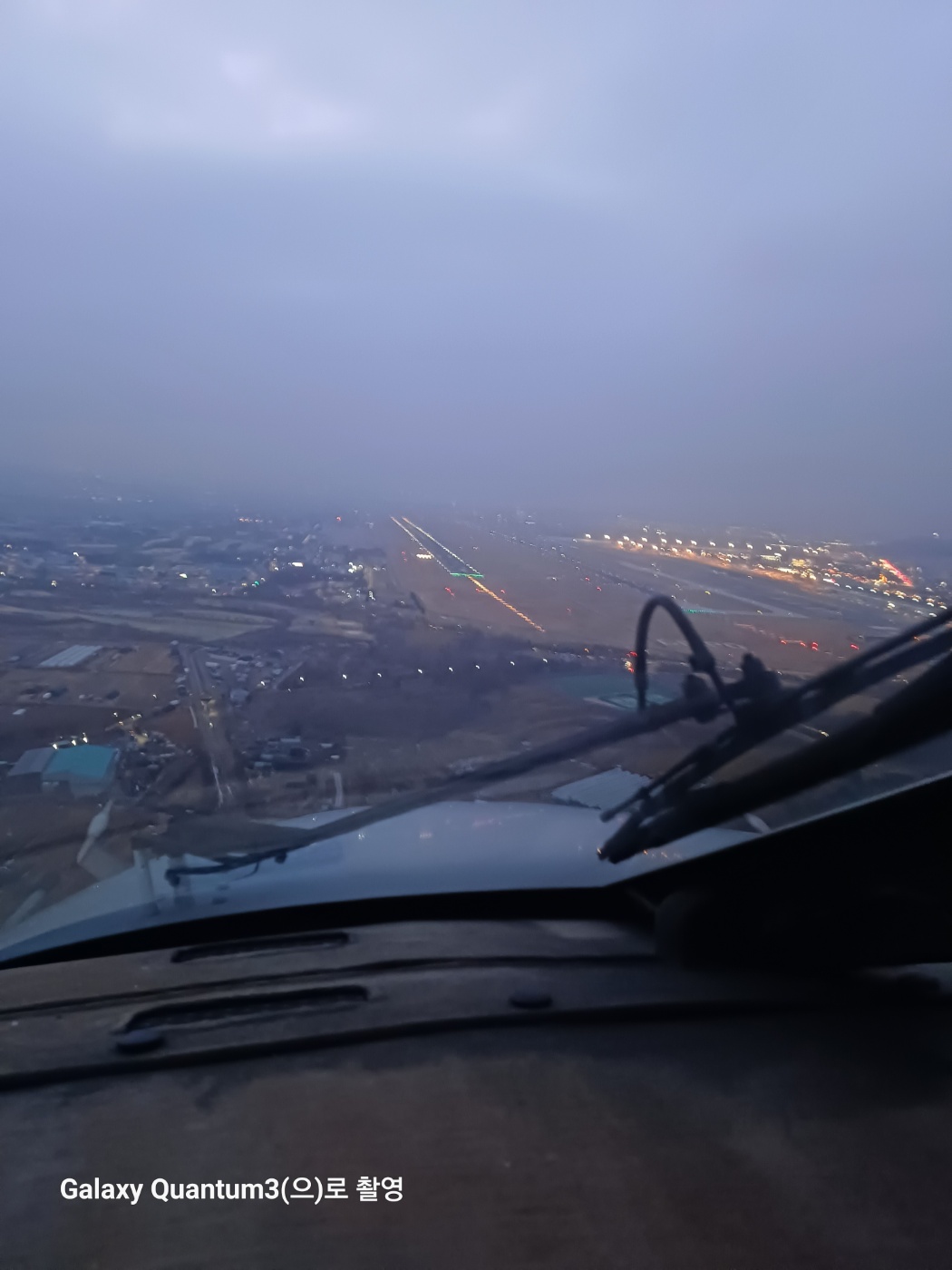ILS RWY14L 김포공항 착륙장면