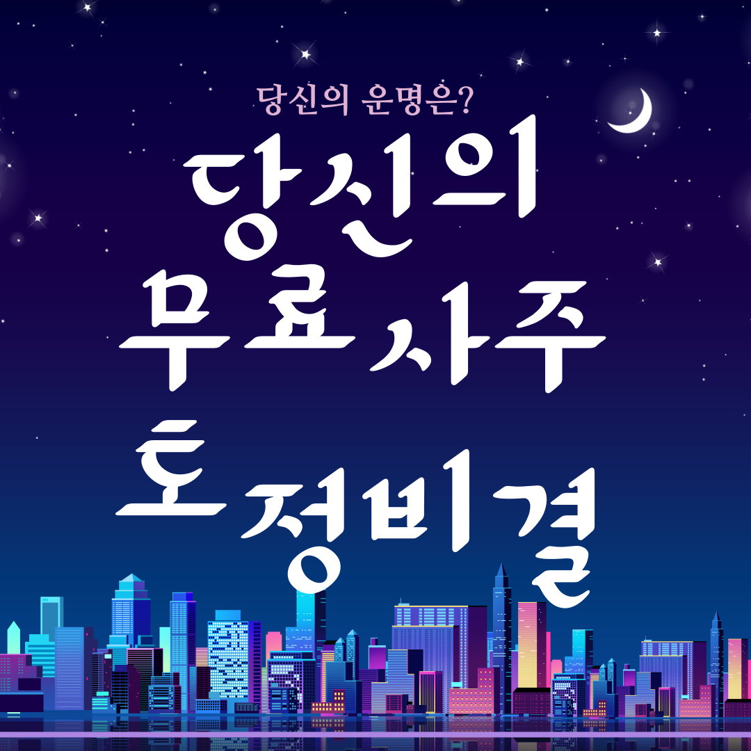 무료사주 타로 토정비결 심리테스트 바로가기