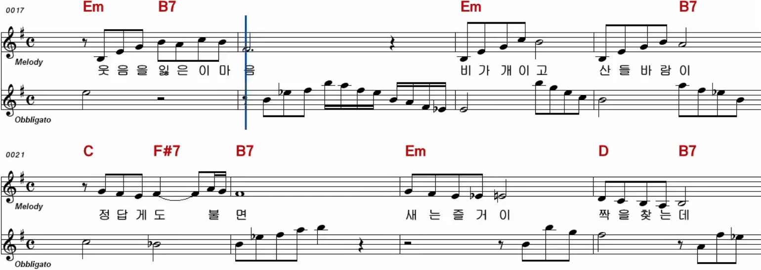 이정섭(문정숙) 나는 가야지 악보