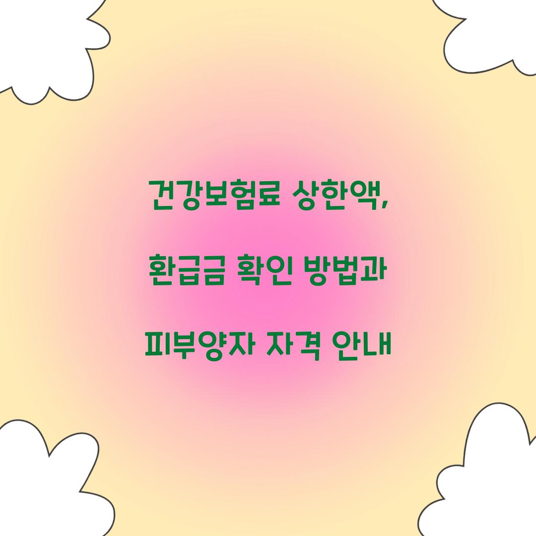 건강보험료 상한액