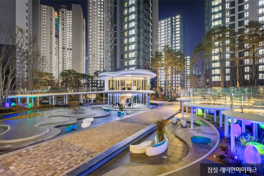 잠실래미안아이파크 쾌적한 조경