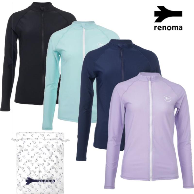 레노마 여성베이직 집업래쉬가드상의 CS2C951