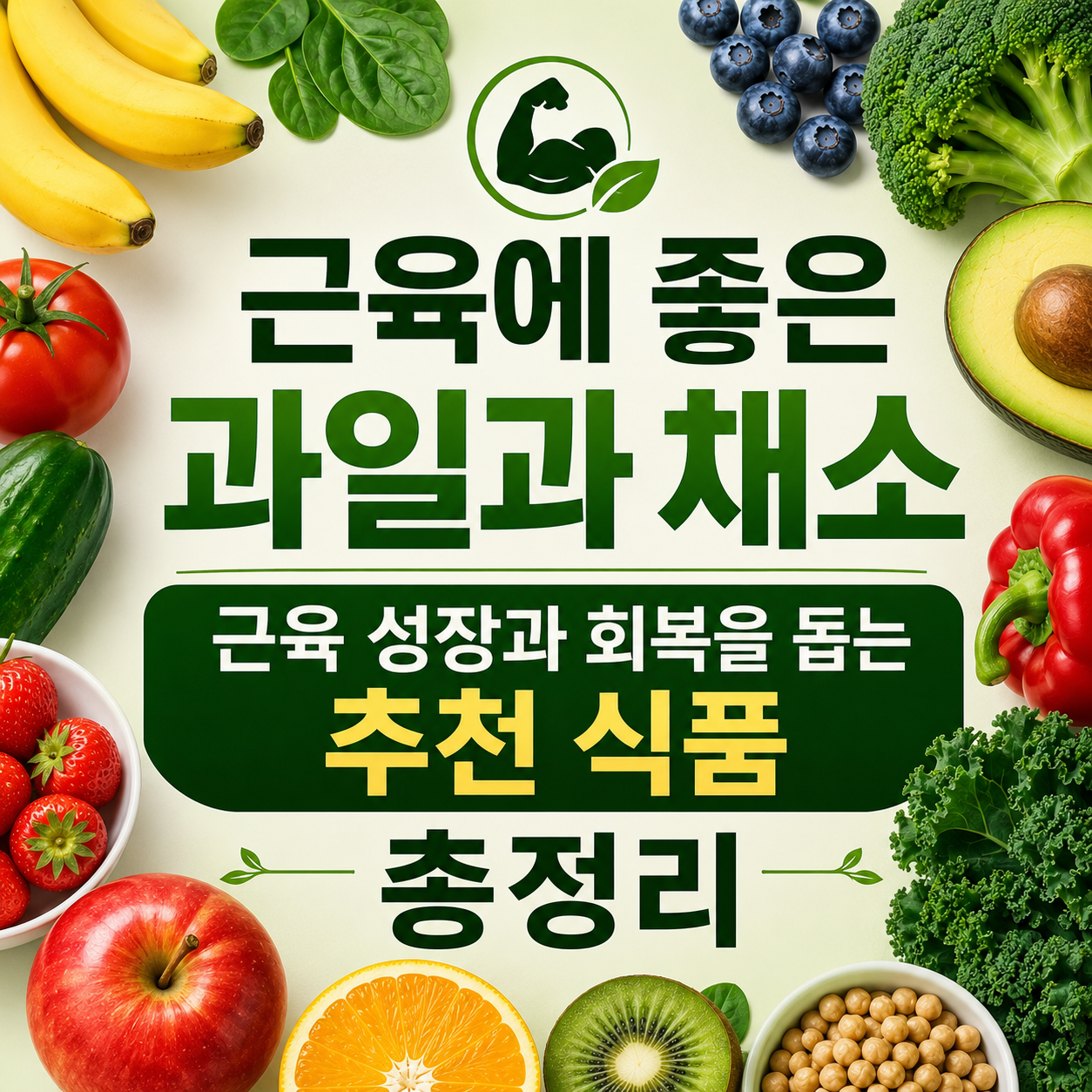 근육에 좋은 과일과 채소