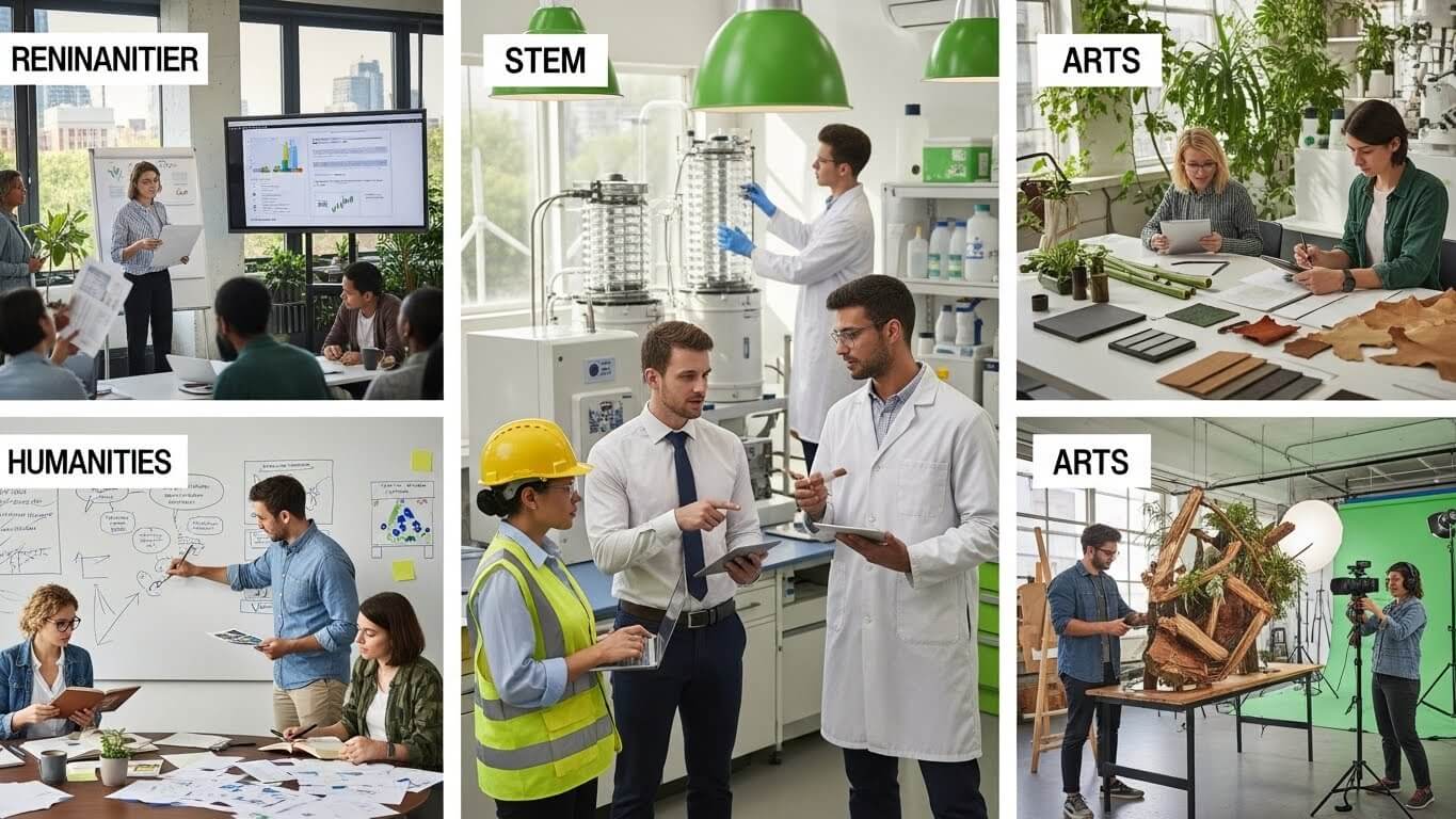 환경 분야, 전공별 유망 직업 관련 사진