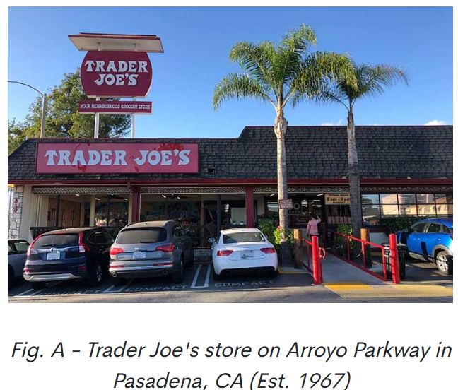 First Trader Joe's (captured from www.traderjoes.com)