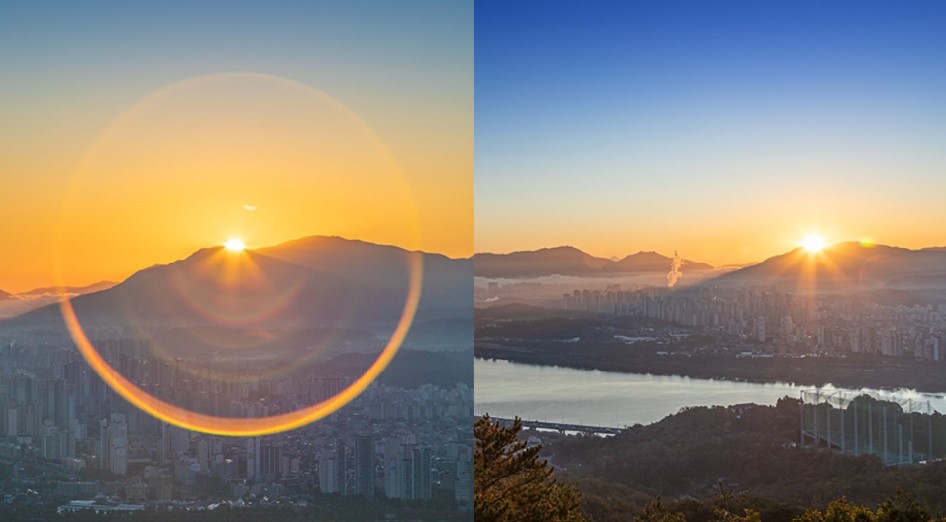 아차산 해돋이 명소