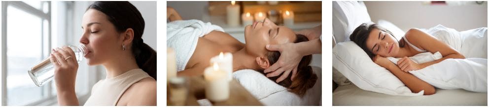 얼굴 붓기 빼는 이미지