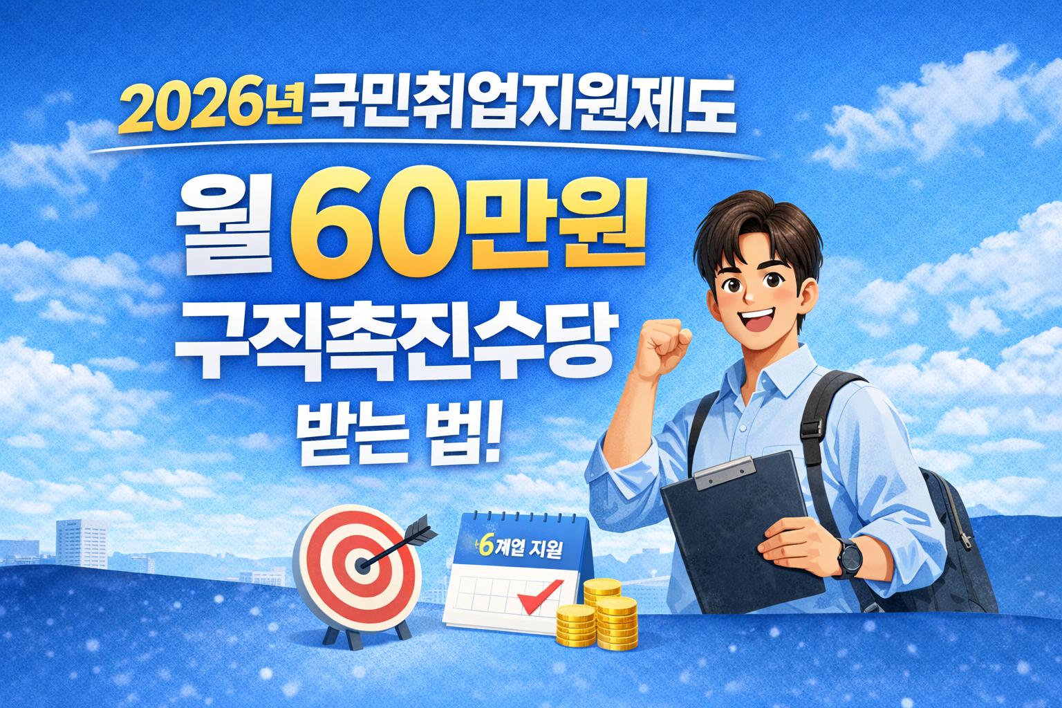 국민취업제도 관련 글을 간략하게 이해할 수 있게 도움을 주는 사진