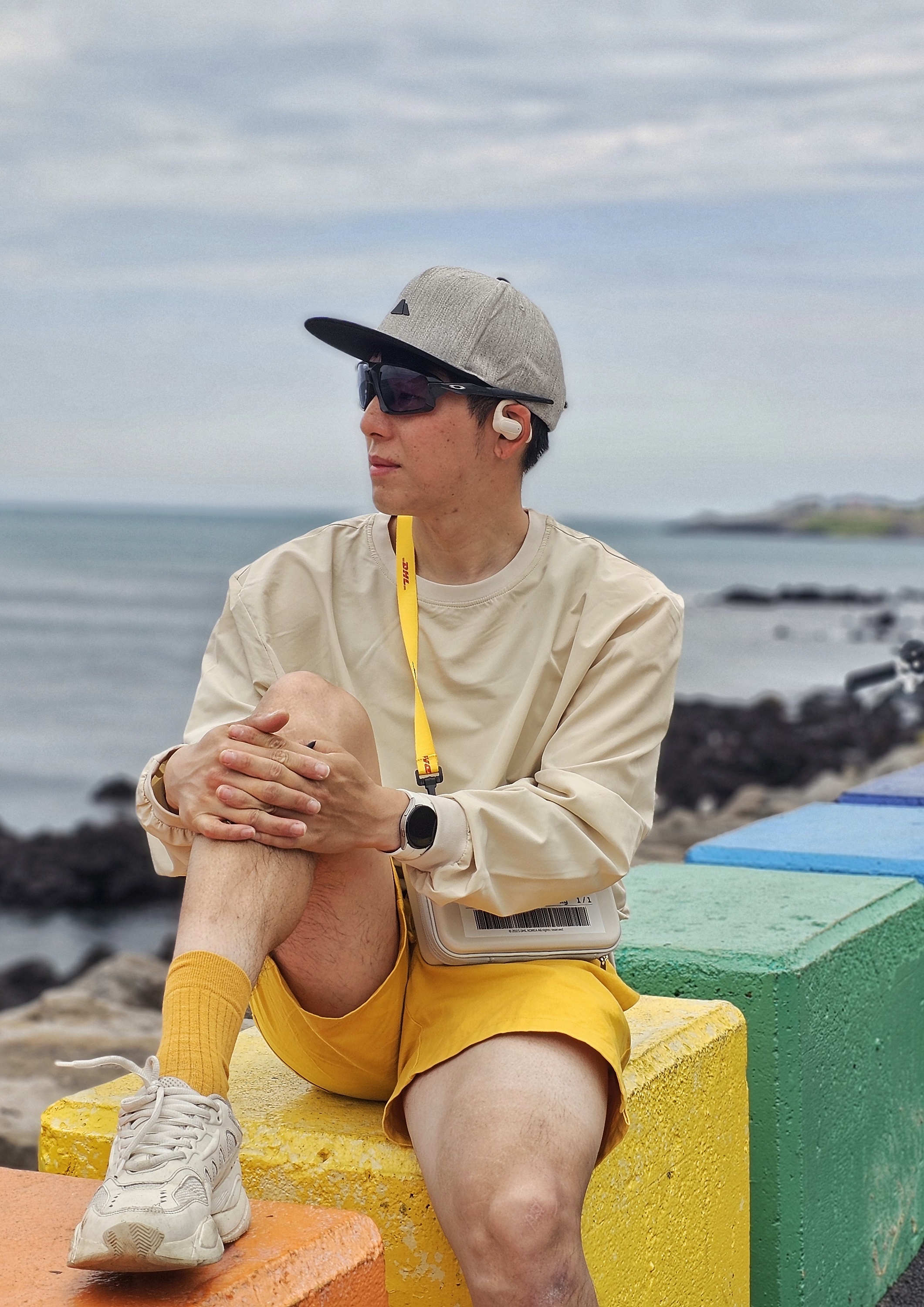 샥즈 오픈런 프로 2 넥밴드 골전도 이어폰 실물