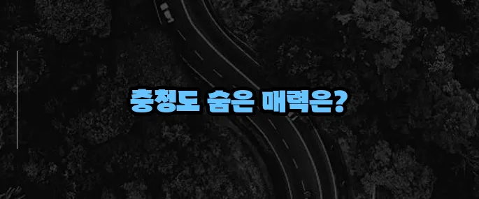 충청도 가볼만한곳 베스트10 (+2025 여행 추천)