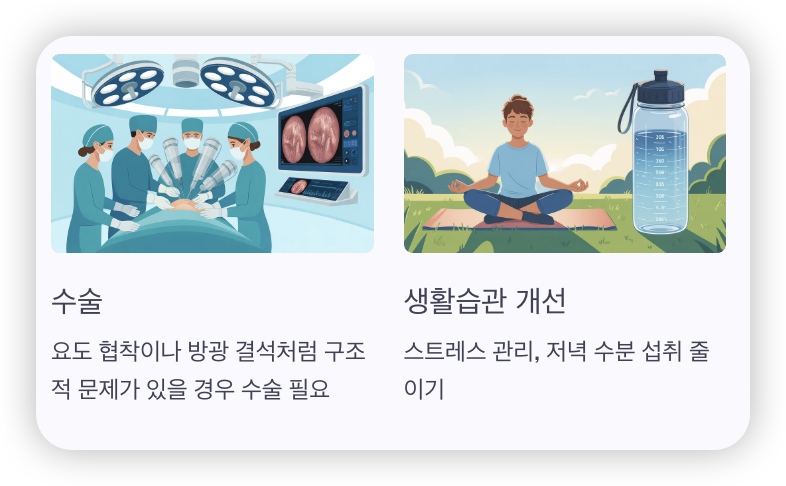 잔뇨감-치료법-수술-생활습관-개선