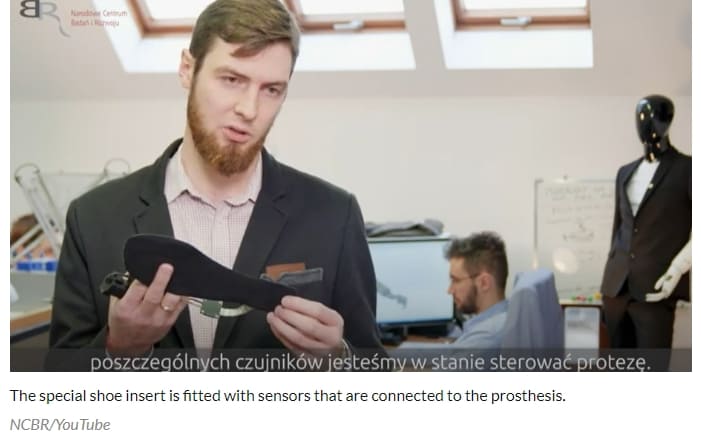 세계 최초 발로만 조종하는 생체 공학 팔 제작 World first: Wrocław scientists create bionic arm… steered by feet