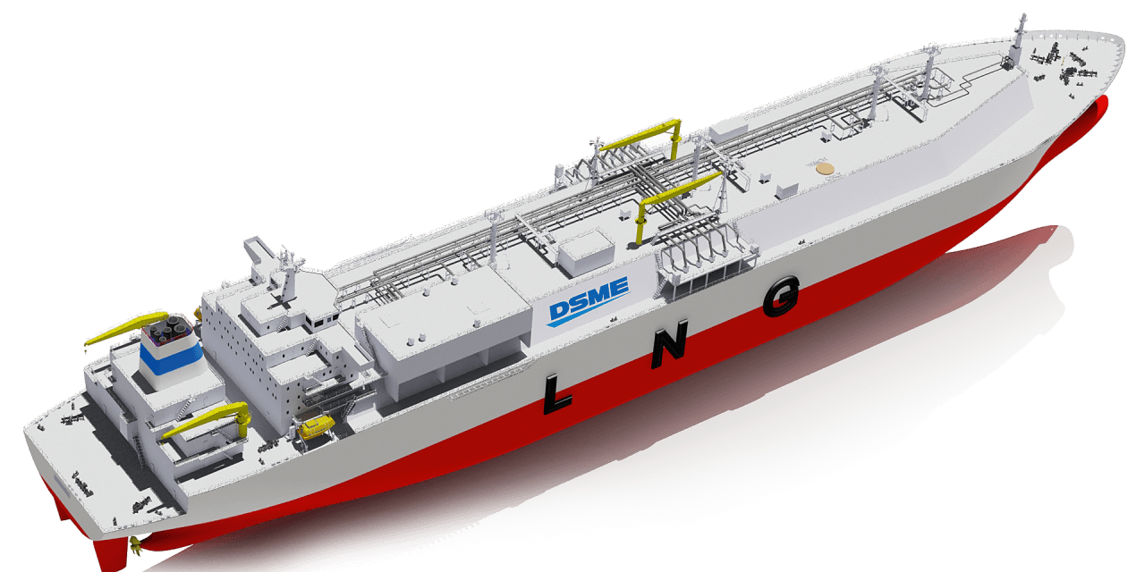 아래가-빨간색에-위가-흰색인-엘피지-선박이-있다
