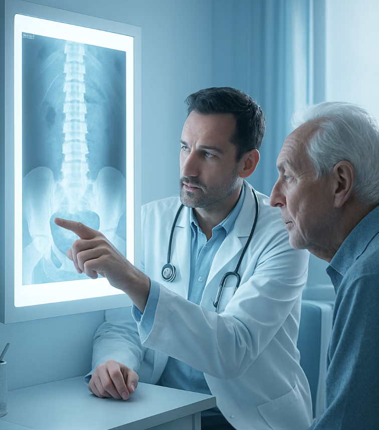 등이 굽고 키가 줄었다면? 노인성 척추후만증 대표 증상 4가지