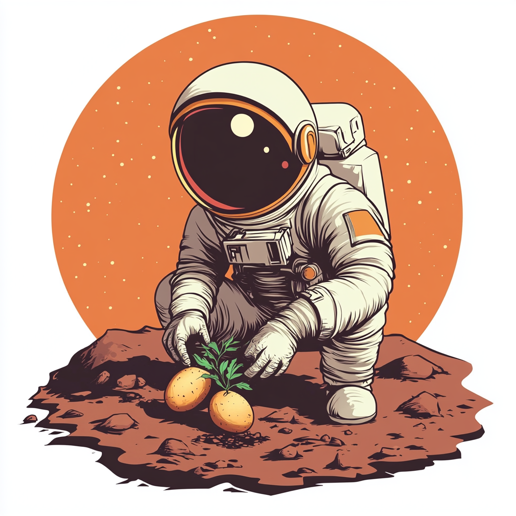 화성 생존을 위한 작물 테스트 현황