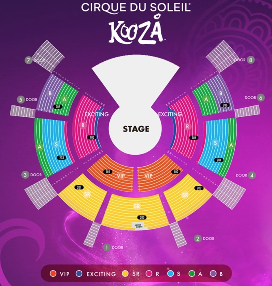 태양의 서커스 쿠자 서울 좌석 배치도