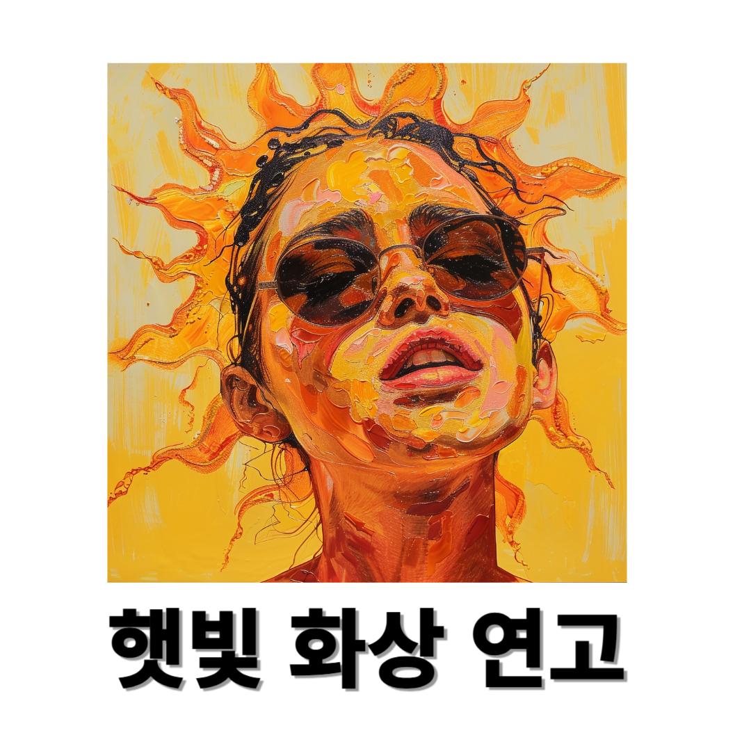 햇빛화상과 관련된 사진입니다.