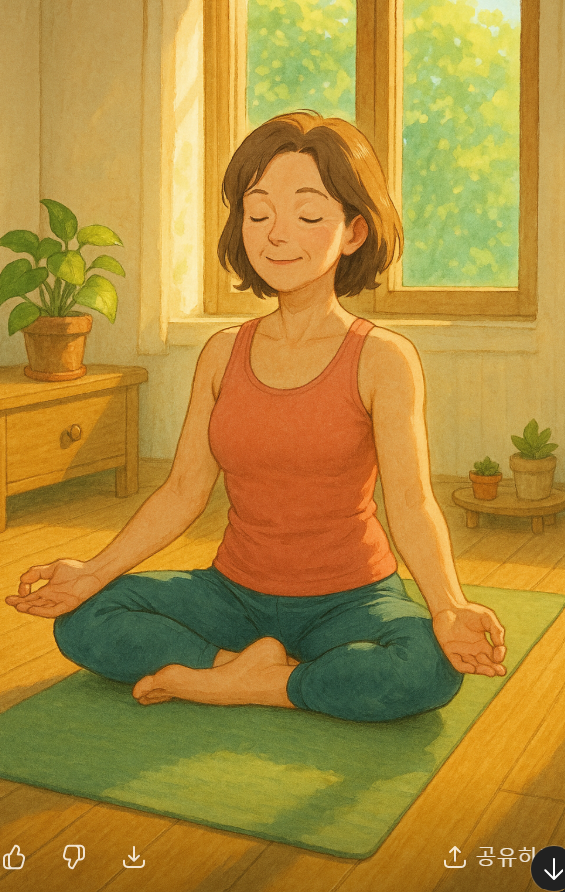요가 매트만 있으면 충분해! 은퇴 후 소확행 요가 생활