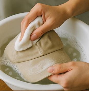 모자 세탁 방법 관련 사진