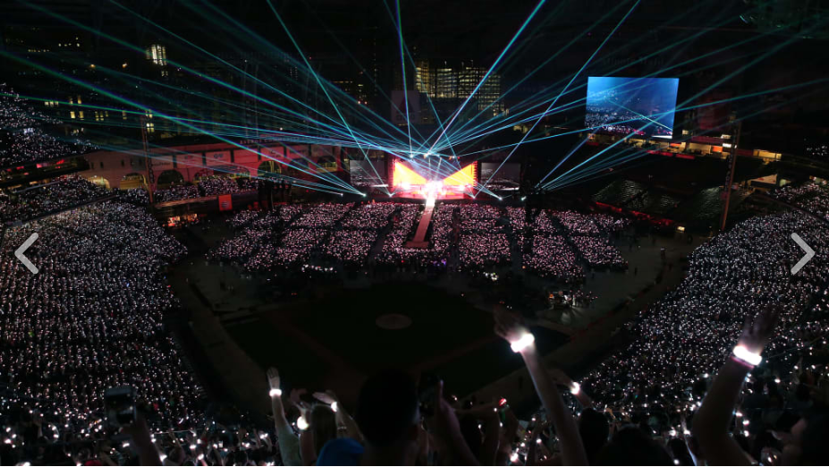 2024 TOMORROW X TOGETHER WORLD TOUR &amp;lt;ACT : PROMISE&amp;gt; IN U.S. MINUTE MAID PARK 전경