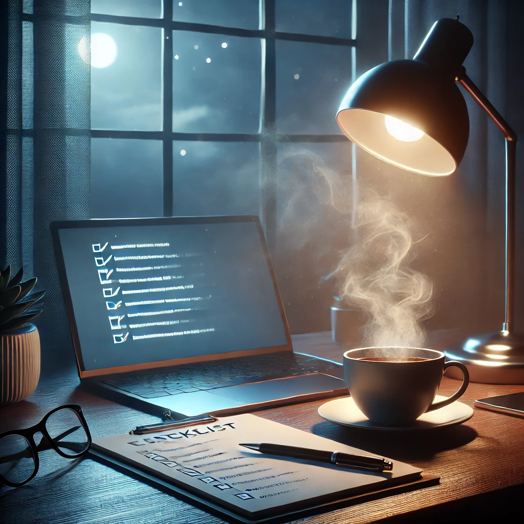 중요한 발표 전날 반드시 해야 할 준비 루틴