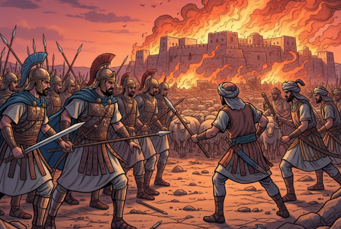 민수기 31장 - 미디안과의 전쟁, 하나님의 심판