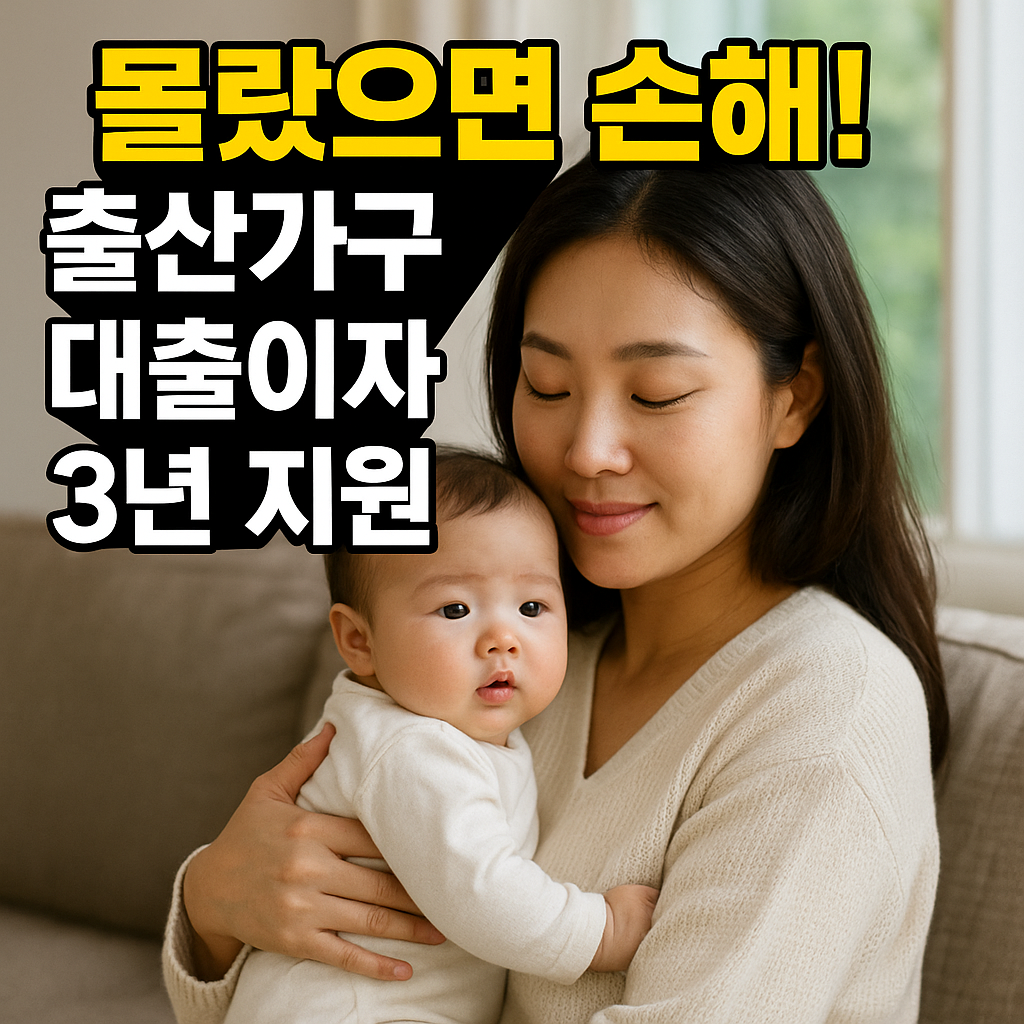 출산가구 대출이자 지원