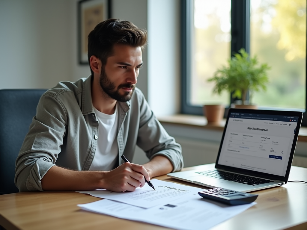 자동차세 연납 신청하는 모습