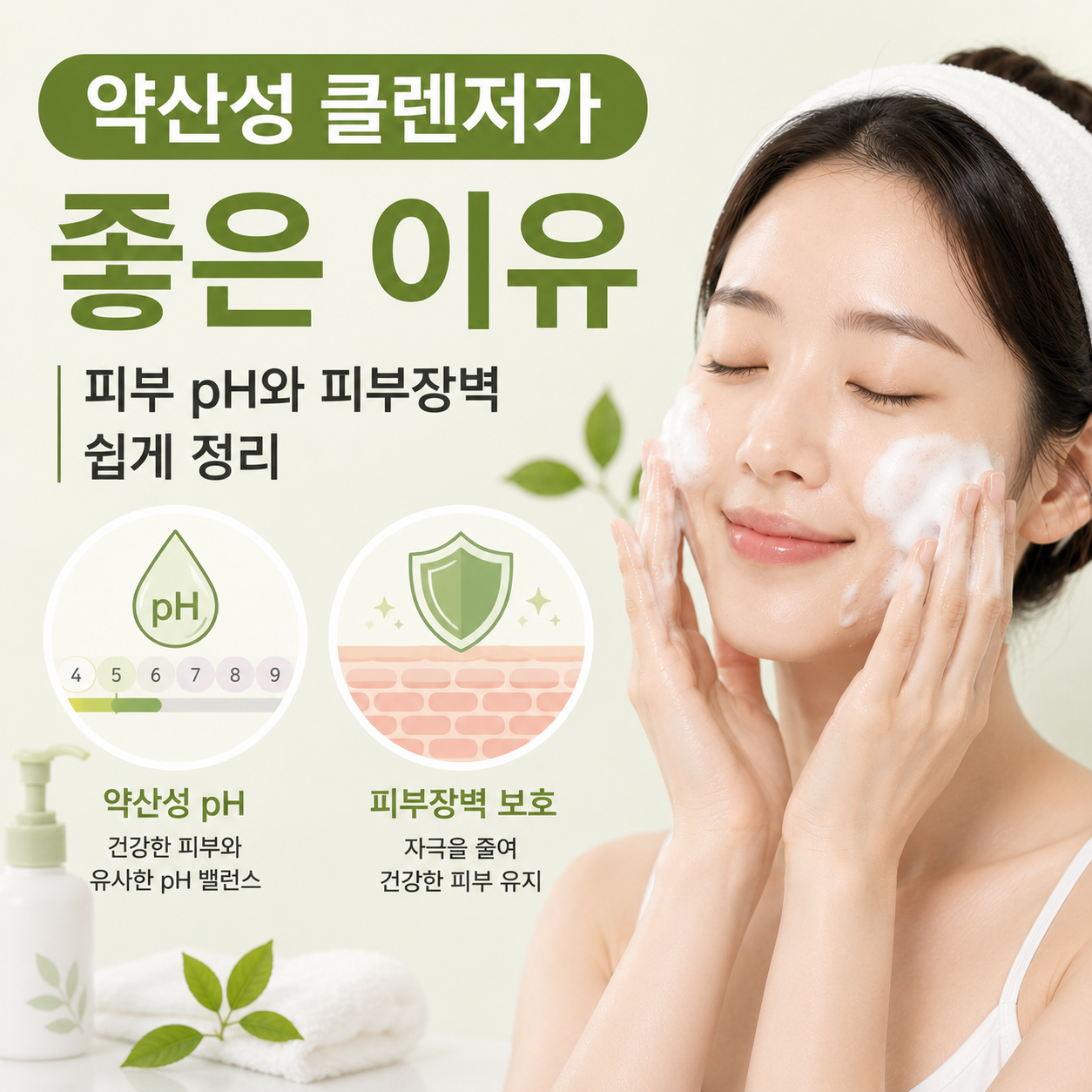 약산성 클렌저가 좋은 이유