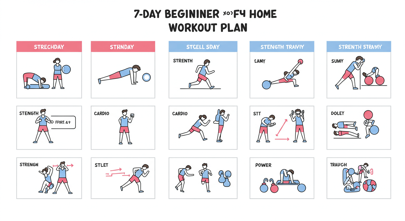 홈트 운동 순서 종류 사진 10