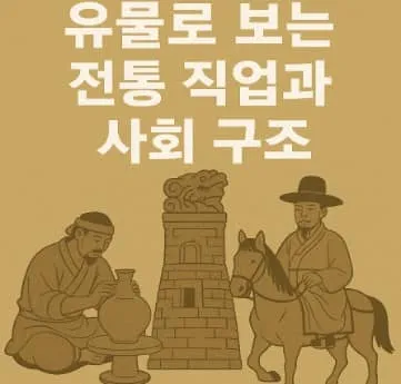 유물로 보는 전통 직업과 사회 구조