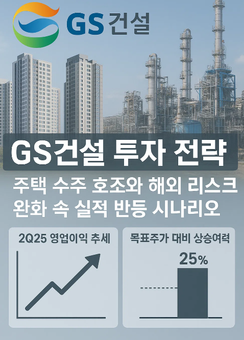 2025년 하반기 GS건설 투자 전략
