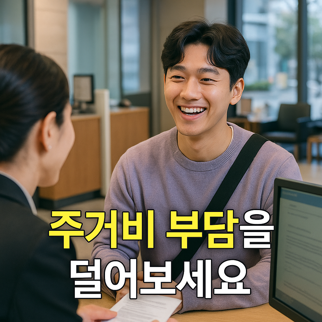 주거비 부담을 덜어보세요