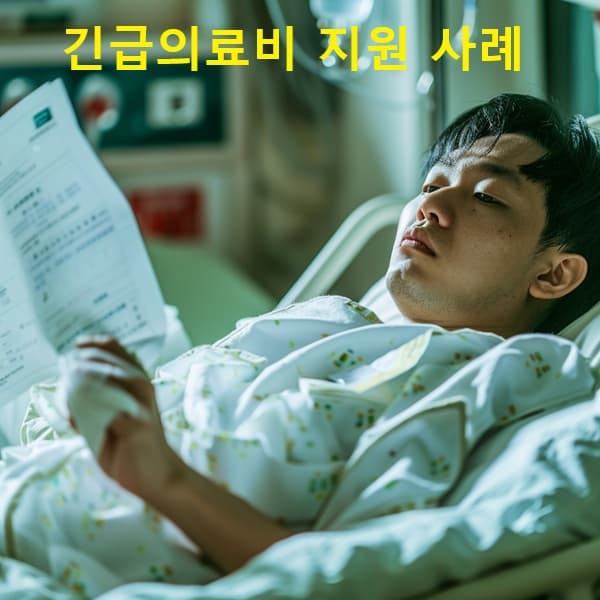 긴급복지 의료비 지원 사례 이미지