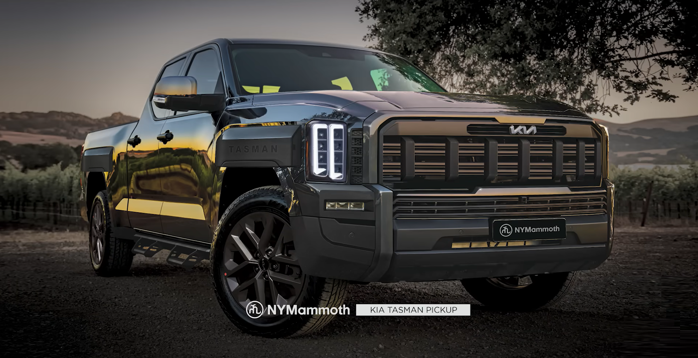 기아 프레임바디 픽업트럭 타스만 예상도