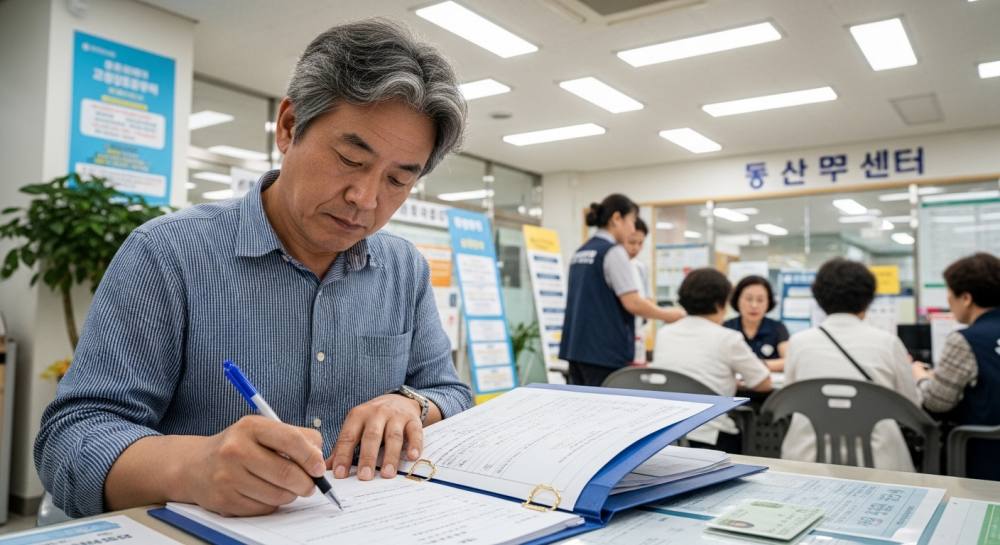 고유가 피해보상금 신청하는 사진