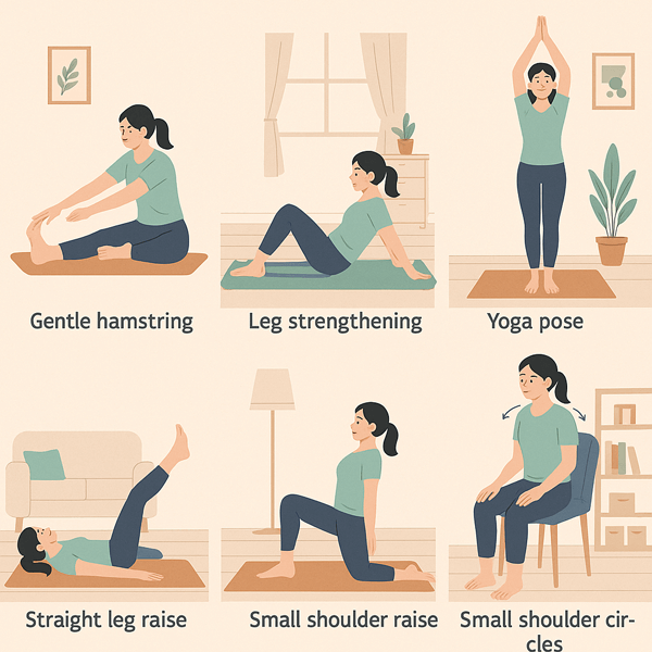 관절 보호를 위한 실내 운동 방법