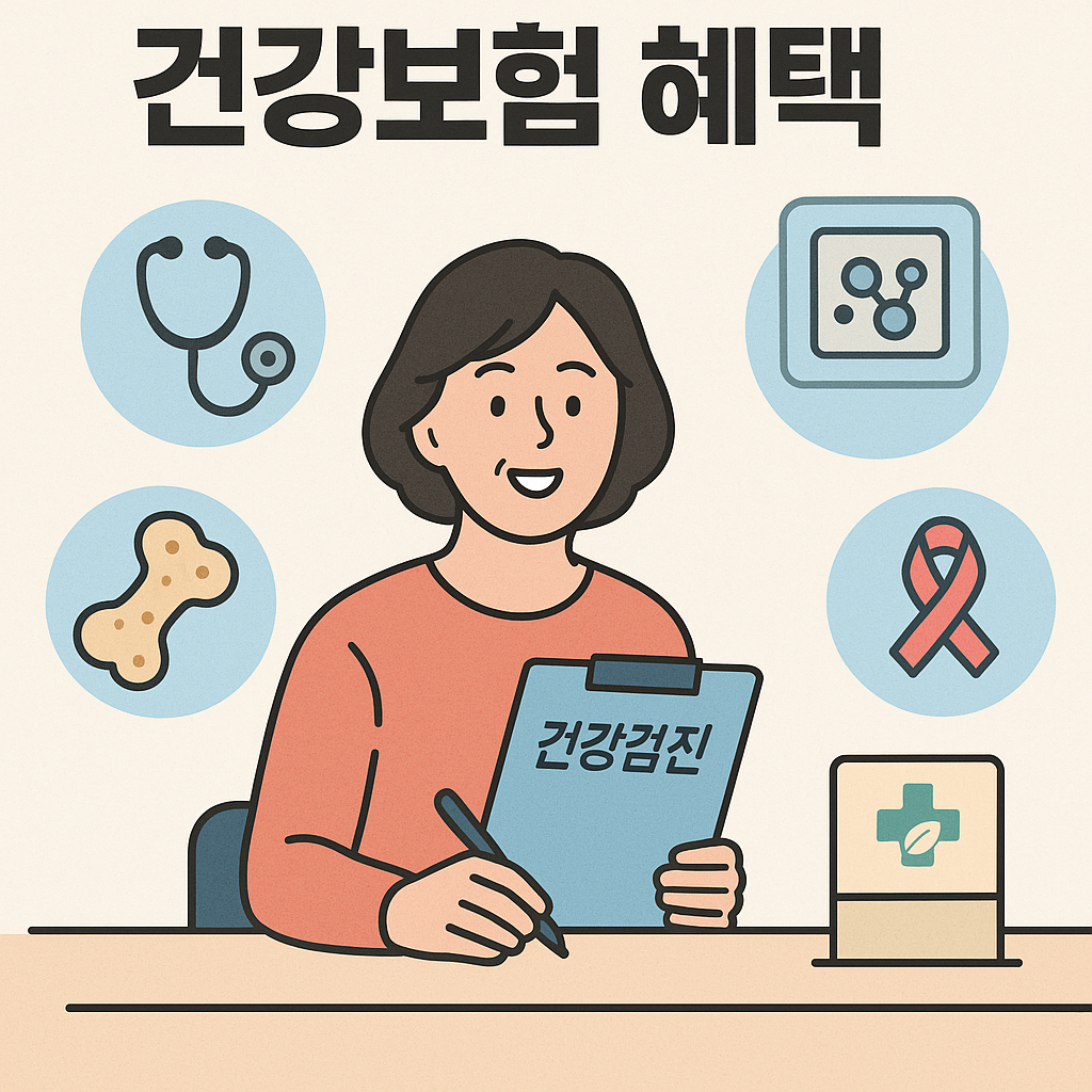 50대 중년 여성을 위한 건강보험 혜택 총정리|갱년기·정기검진·지원제도 안내