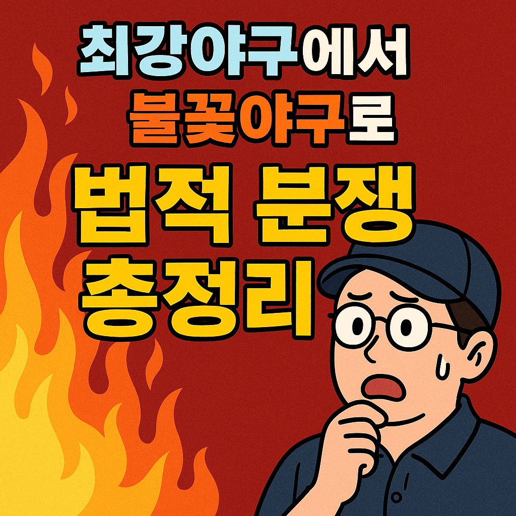 최강야구 불꽃야구 장시원PD 블로그 섬네일