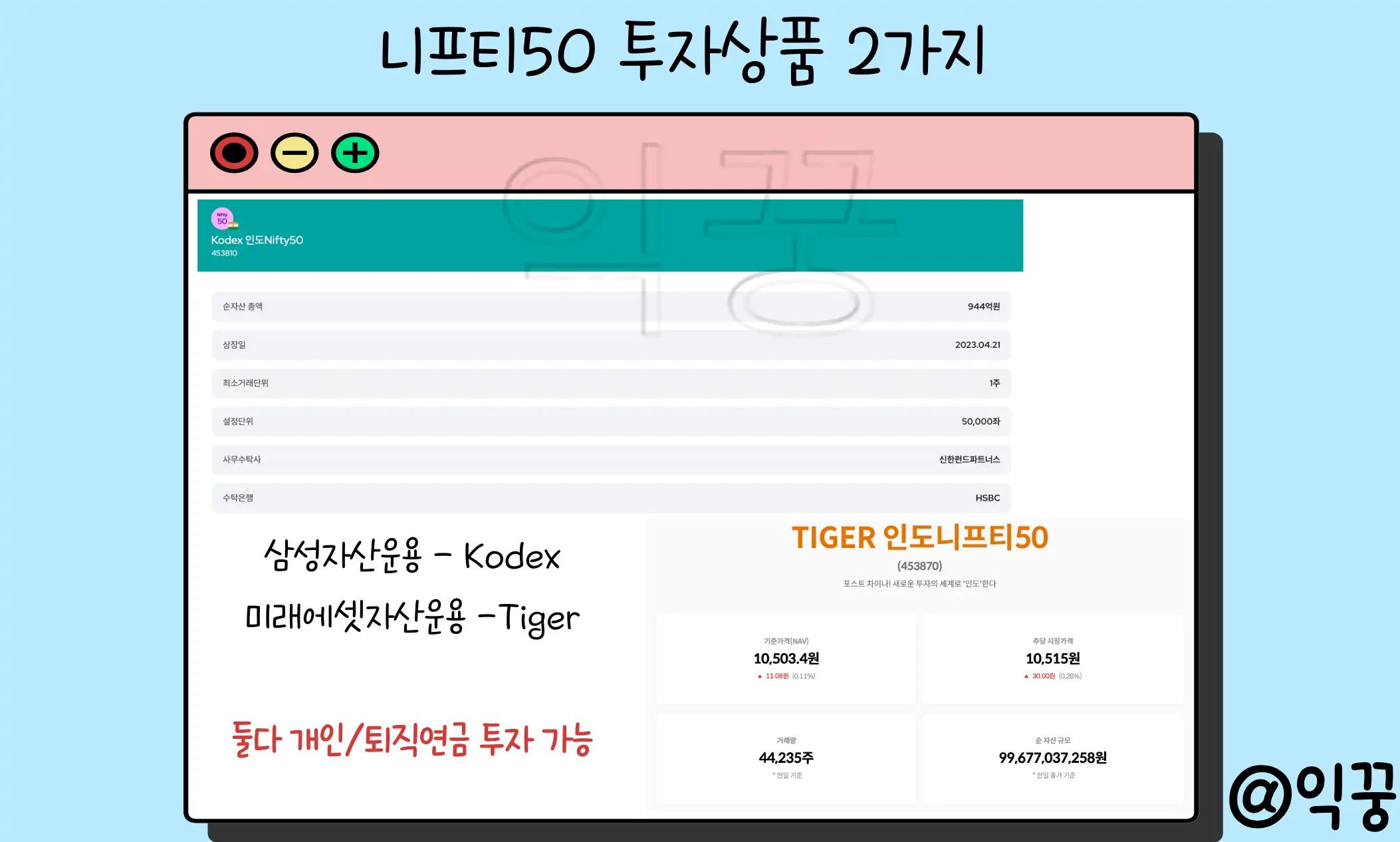 급성장하는 인도에 투자하는 방법 니프티 50 지수 ETF6