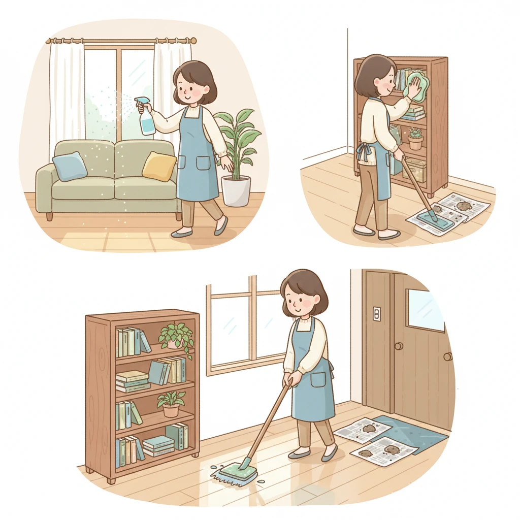 미세먼지 심한 날 집안 청소 순서와 ..