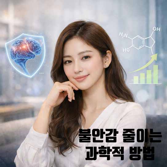 불안감 해소, 과학적 불안 관리, 마음챙김 명상, 인지 행동 치료, 불안 줄이는 방법, 수면 습관 개선, 스트레스 해소, 뇌 건강 식단, 불안 장애 극복, 정신 건강 관리
