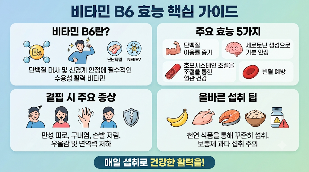 비타민B6 효능