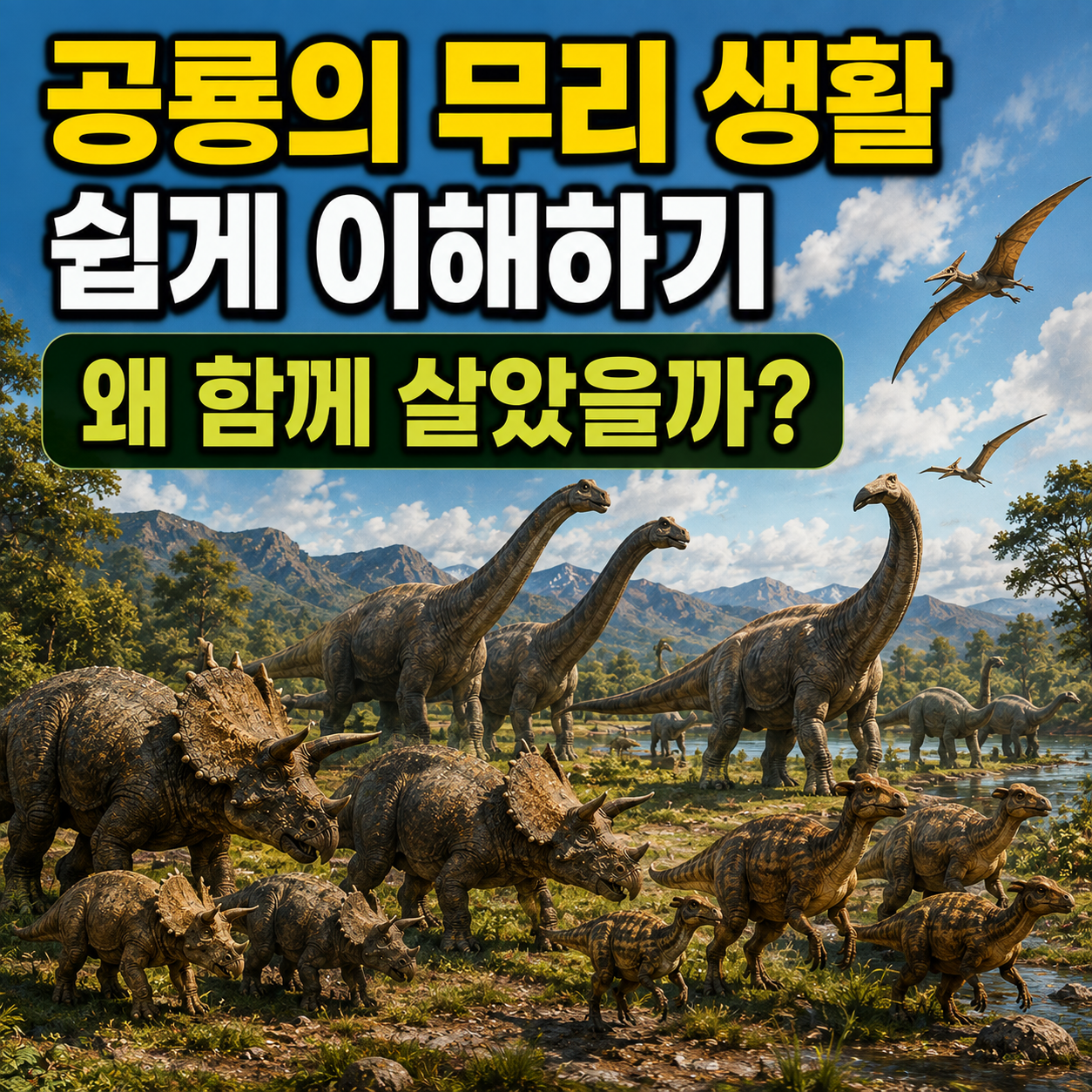 공룡의 무리 생활